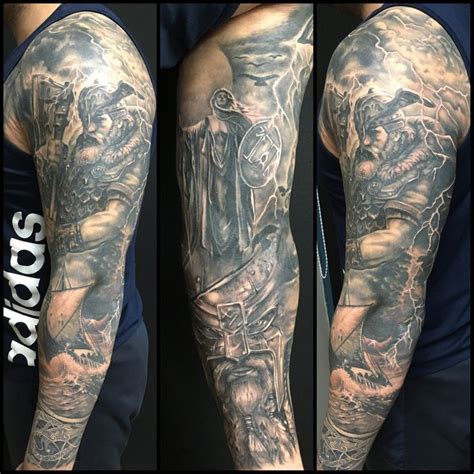 Viking Sleeve | Tatuajes vikingos, Tatuajes celtas, Guerrero vikingo