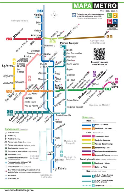 Medellín Metro – Metro maps + Lines, Routes, Schedules