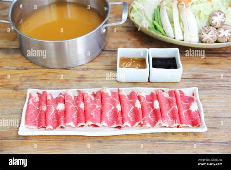 beef shabu shabu Stock Photo - Alamy