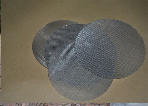 Round Shape Stainless Steel Mesh Screen Filter , High Tensile Strength