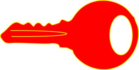 Red key | Public domain vectors