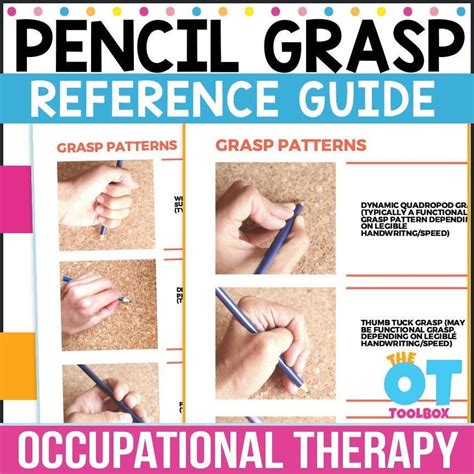 Pencil Grasp Reference Guide - Etsy