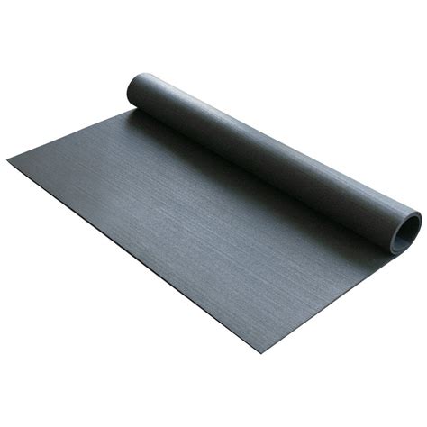 Rubber-Cal Anti-Vibration Washing Machine Mat - 3/8" x 4ft Wide x 6ft Long - Black Rubber Floor ...