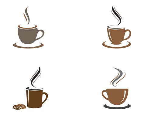 Coffee cup Logo Template vector icon design 585092 Vector Art at Vecteezy