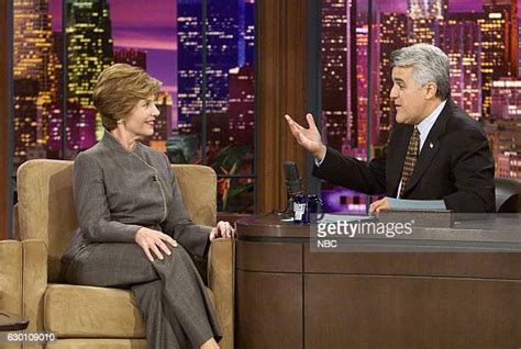 Us Tonight Show First Lady Laura Bush Photos and Premium High Res ...