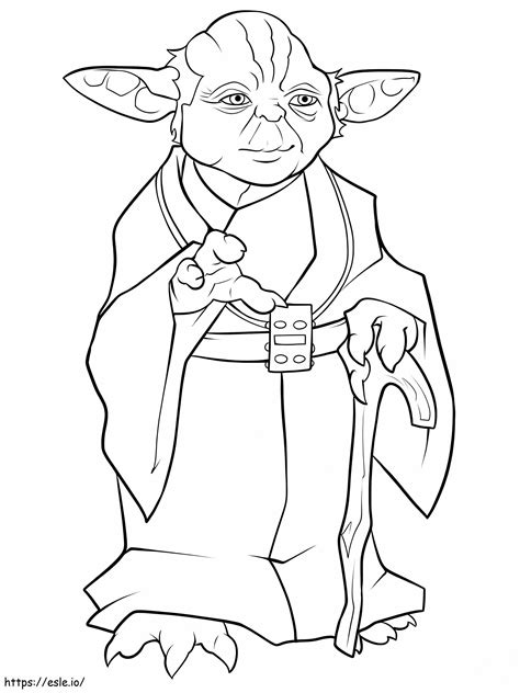 Yoda De Star Wars coloring page