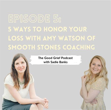 {GUEST SPOT} The Good Grief Podcast – Smooth Stones Coaching