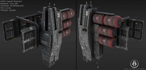 UNSC Captial Shipyard by Annihilater102 on DeviantArt