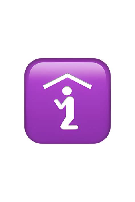 🛐 Place Of Worship Emoji | Emoji, Purple emoji, Ios emoji