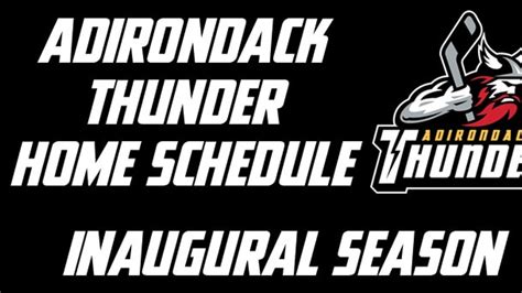 ADIRONDACK THUNDER UNVEIL 2015-16 ECHL HOME SCHEDULE | Adirondack Thunder