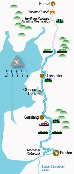 The Lancaster Canal Holiday Guide and Map