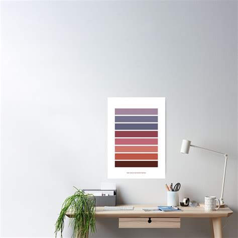 "The Grand Budapest Hotel Color Palette" Poster for Sale by TamDigitalPrint | Redbubble