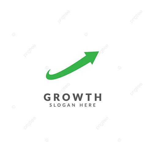 Arrow Up Growth Vector Design Images, Growth Logo Vector Design Template With Green Arrows ...