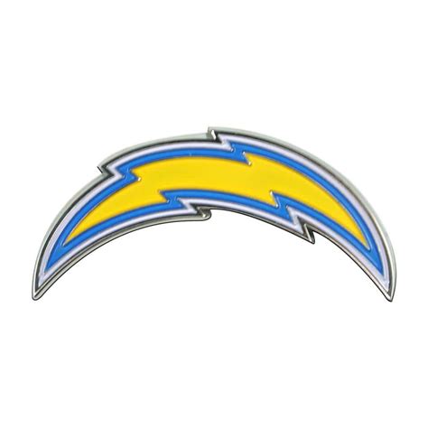 FANMATS NFL - Los Angeles Chargers 3D Molded Full Color Metal Emblem ...