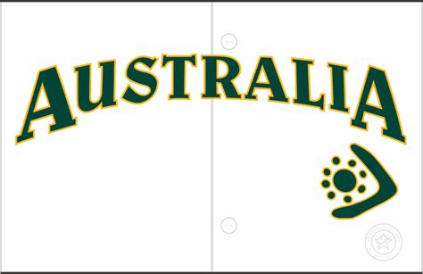 Australia Logo - Jersey Logo - World Baseball Classic (WBC) - Chris ...