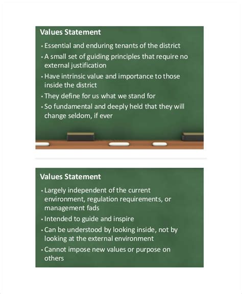 Value Statement - 6+ Examples, Format, How to Write, Pdf