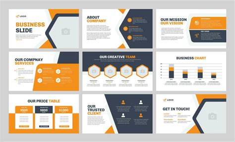 Business presentation slide design. Use for Creative keynote presentation background, brochure ...