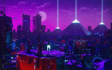 1680x1050 Cyber City Neon Lights 5k Wallpaper,1680x1050 Resolution HD 4k Wallpapers,Images ...