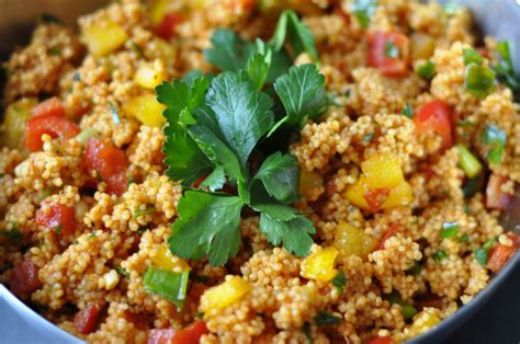 Spicy Millet Salad - Vegan Family Recipes