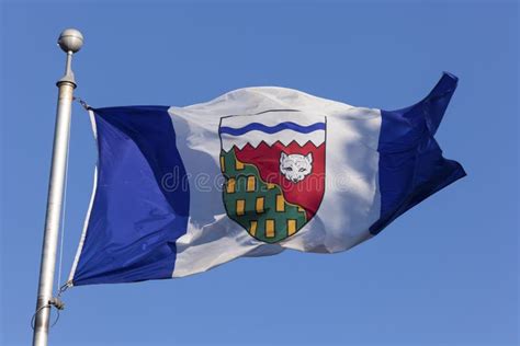 Northwest Territories Flag, Canada Stock Photo - Image of arms, flag: 104798000