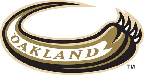 Oakland Golden Grizzlies Secondary Logo - NCAA Division I (n-r) (NCAA n ...