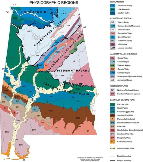 Geologic map of Alabama. - Maps on the Web