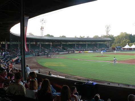 Bosse Field, Evansville, IN. Home of the Evansville Otters. Game vs. the River City Rascals on 8 ...