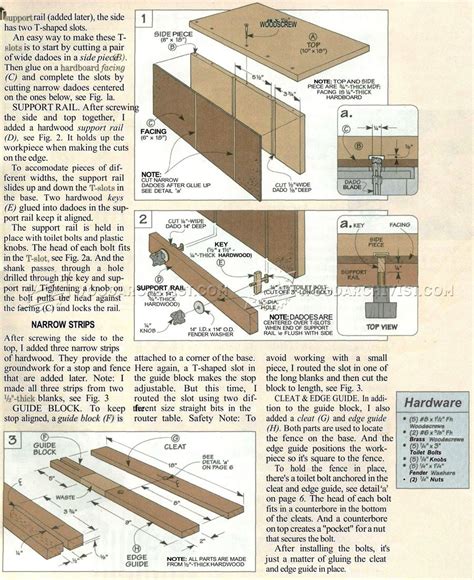 Router Tenon Jig Plans • WoodArchivist