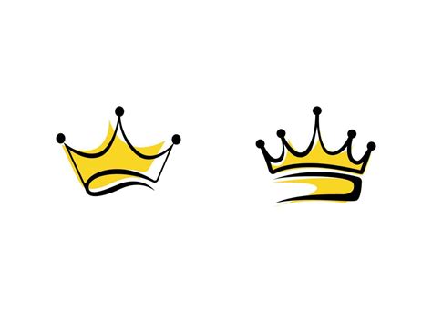 Vintage Crown Logo Royal King Queen abstract Logo design vector ...