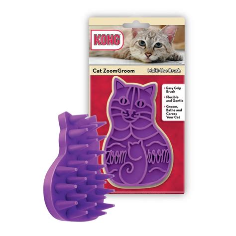 KONG Cat Zoom Groom Brush | NaturalPetWarehouse.com