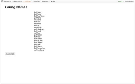 Grung Names ― Perchance Generator
