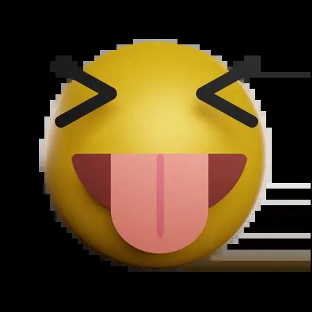 Squinting Laughing Emoji 3D Illustration download in PNG, OBJ or Blend ...