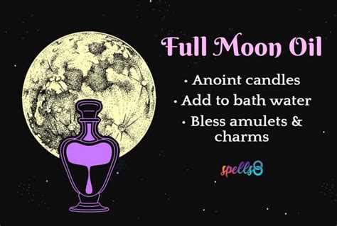 Full Moon Oil Recipe – Spells8