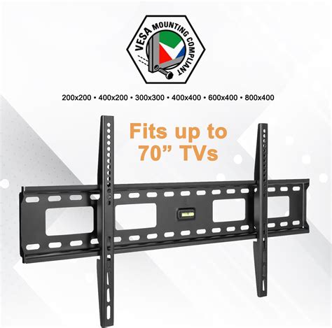 Ultra Slim Flat TV Wall Mount Bracket for Samsung 70" Class CU7000-Series Crystal UHD 4K Smart ...