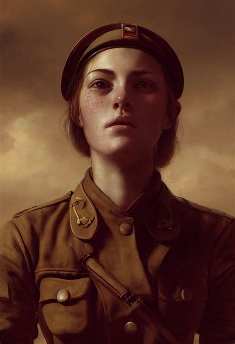 woman soldier world war 2, in the war field, by | Midjourney | OpenArt