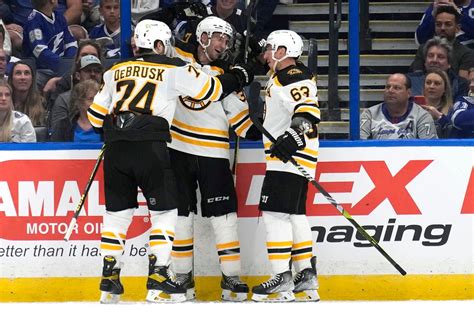 Patrice Bergeron reaches 1,000 points as Bruins ground Lightning, 5-3 ...