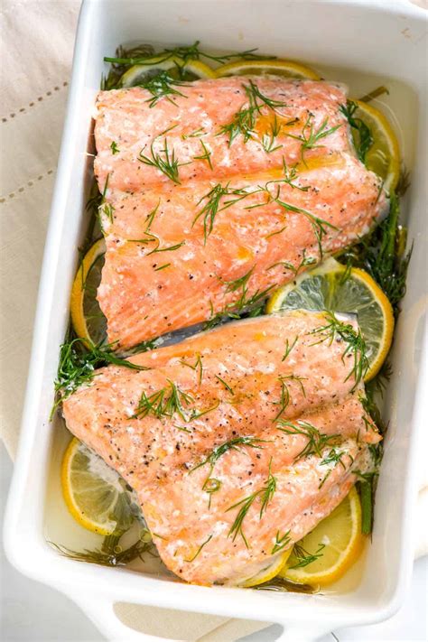 Lemon Dill Baked Salmon Recipe