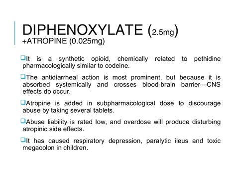 Pharmacology of antidiarrheal drugs