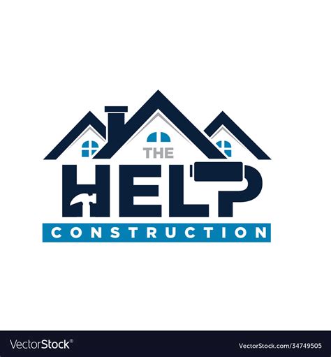 Home construction logo designs simple modern Vector Image