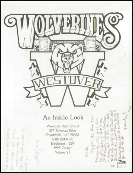 Explore 1998 Westover High School Yearbook, Fayetteville NC - Classmates