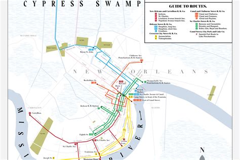 Public Transportation New Orleans Map - Transport Informations Lane