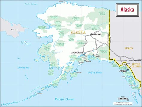 Printable Map Of Alaska - Free Printable Maps