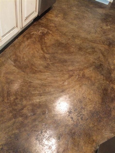 CONCRETE STAIN with details! Sherwin Williams H&C water based in Expresso. Not diluted ...