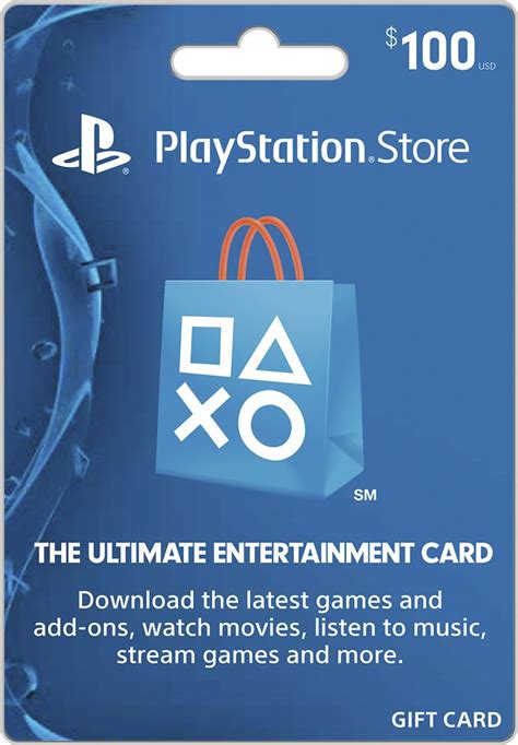 Sony PlayStation Store $100 Gift Card Blue PSN - $100 - Best Buy in 2021 | Free gift card ...