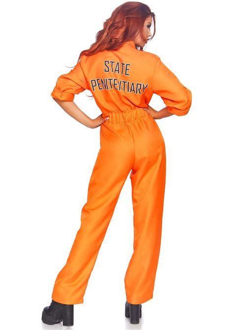 Orange Prison Jumpsuit, Women's Costumes | Leg Avenue