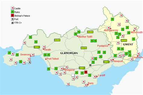 Castles of Glamorgan and Gwent