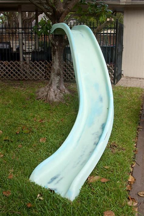 Refinishing / Restoring a Fiberglass Pool Slide | Inground pool slides, Pool slide diy ...