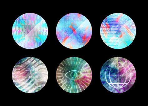 Free Download: Holographic Stickers :: Behance