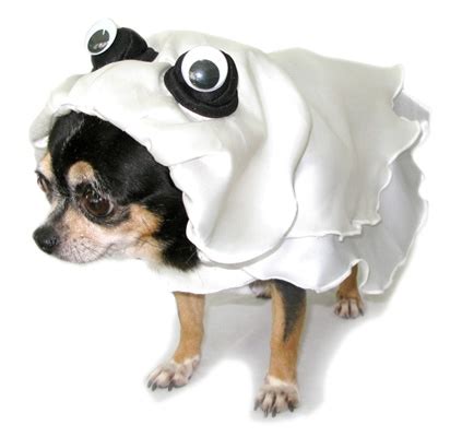 Puppe Love Ghost Dog Costume | BaxterBoo