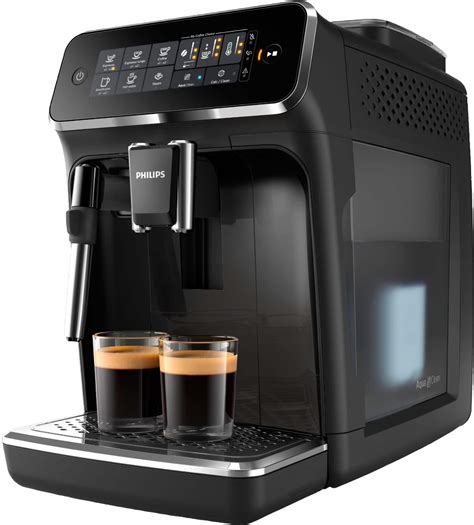 Philips - 3200 Series Fully Automatic Espresso Machine with 15 bars of pressure, Milk Frother ...